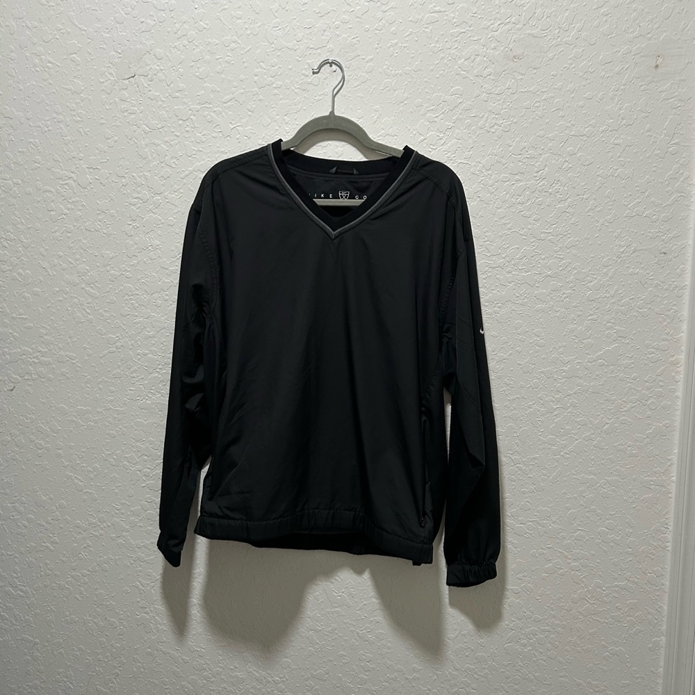 Nike Golf Men's Black V-neck Windbreaker